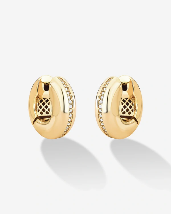 Brinco Argola Bold Cravejada