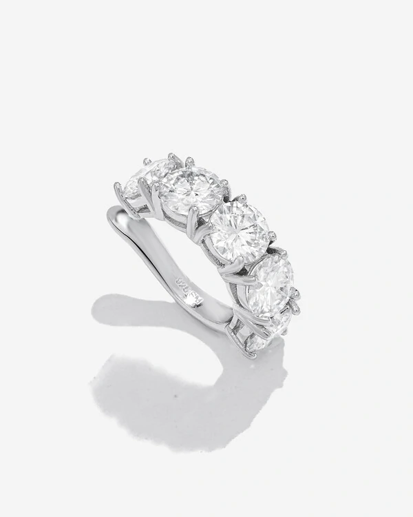 Piercing Aurora Moissanite - 2,5ct - Prata 925