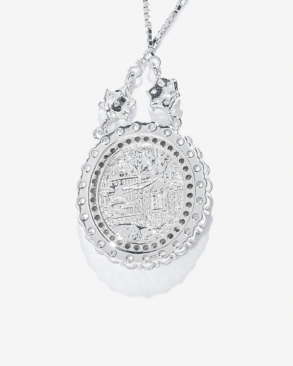 Colar Nossa Senhora Aparecida - Prata 925