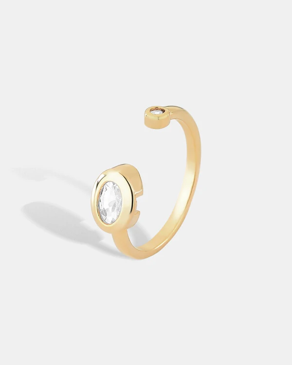 Anel Ajustável Luz - Oval