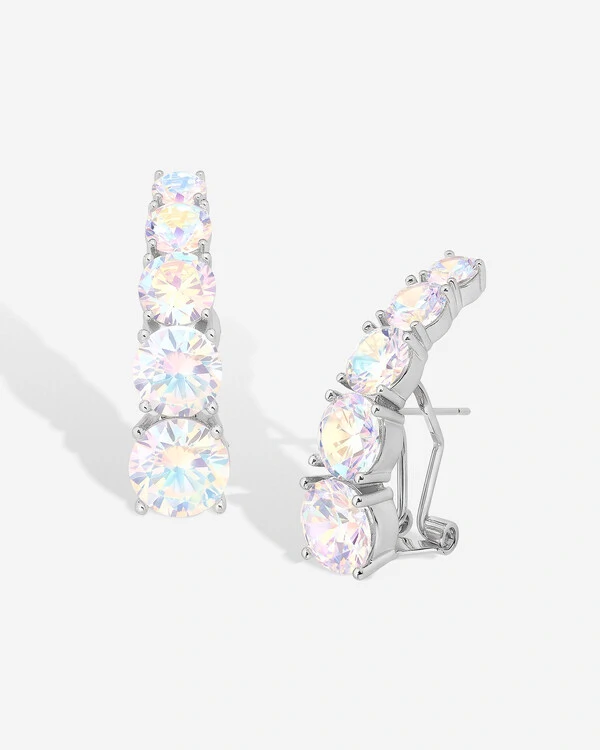 Brinco Ear Hook Leticia Silver