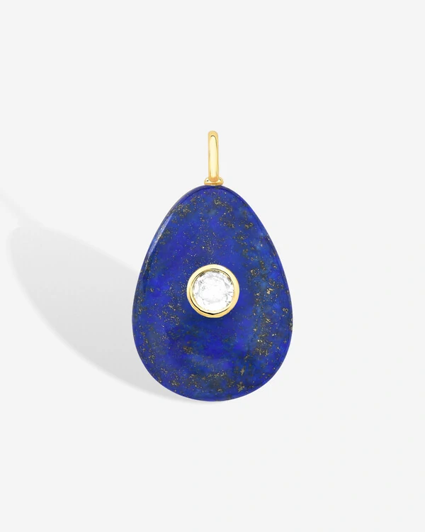 Pingente Natural Gota M - Cristal