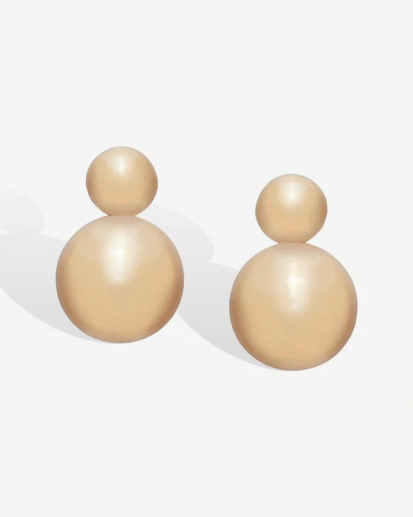 Brinco Duo Esfera Golden