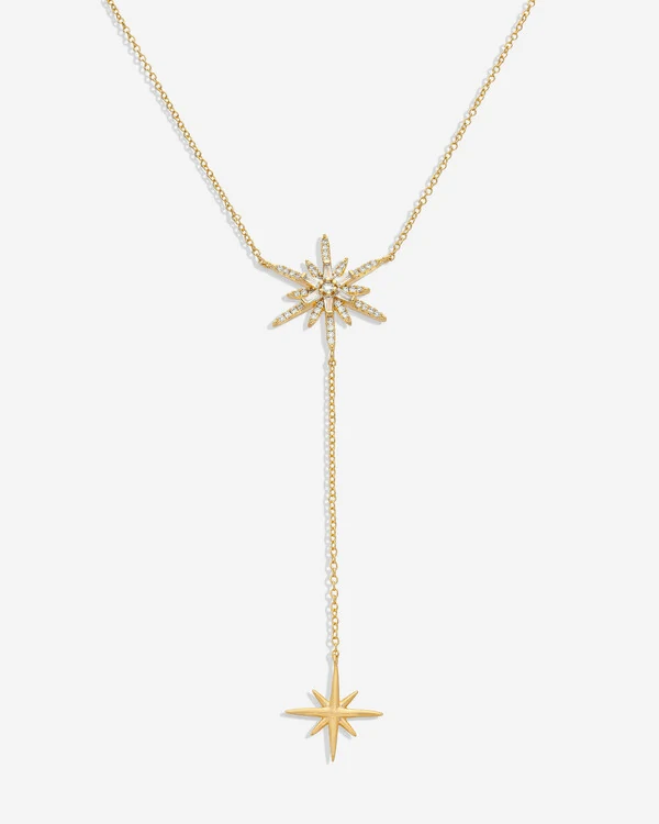 Colar Gravata Snowflake
