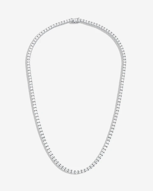 Colar Riviera Vanessa (40 cm - Zircônia 3 mm - 4 garras)