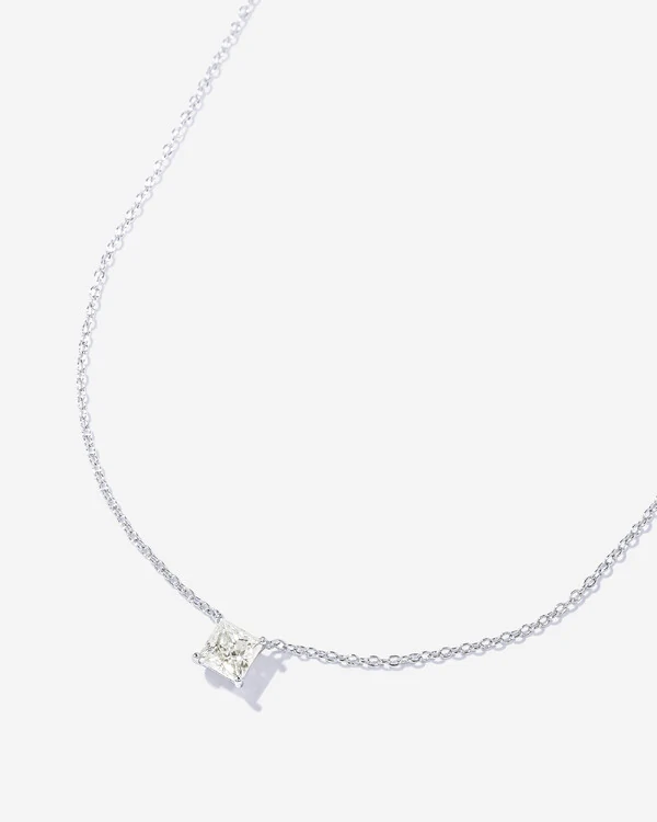 Colar  Amélie Moissanite - Prata 925