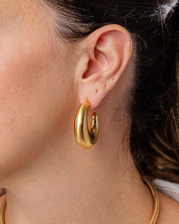 Brinco Argola Acetinada Orbe