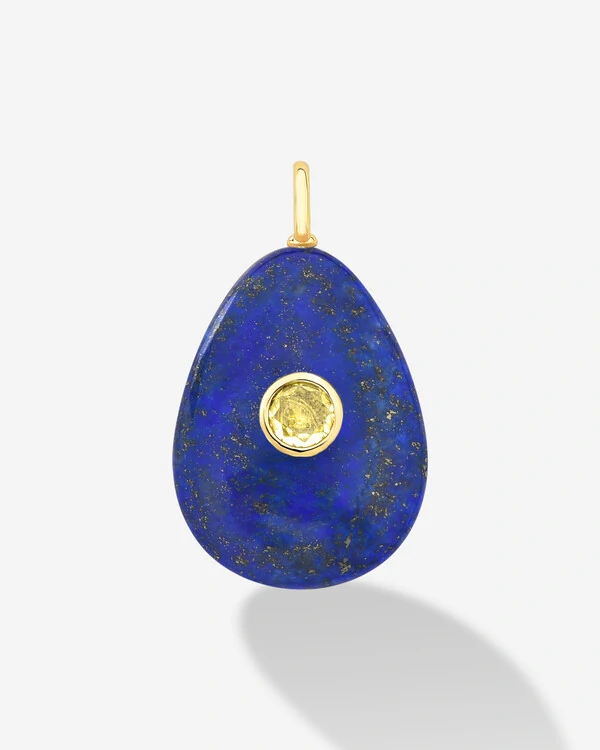 Pingente Pedra Natural Gota - Citrino