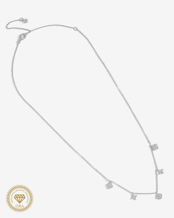 Colar Alis Moissanite 3.0mm - 0.7ct - Prata 925