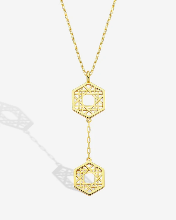 Colar Gravata Geometric