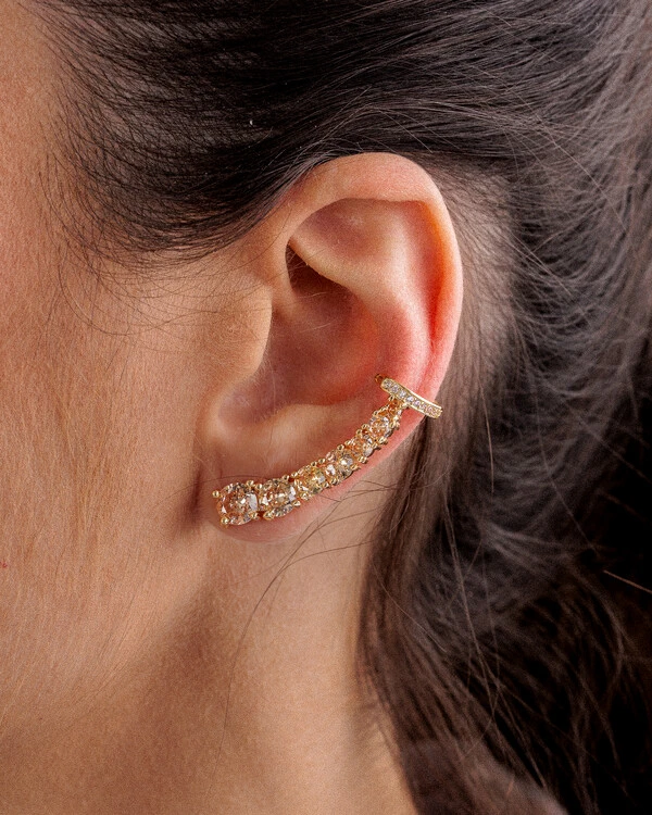 Brinco Ear Cuff Luxo