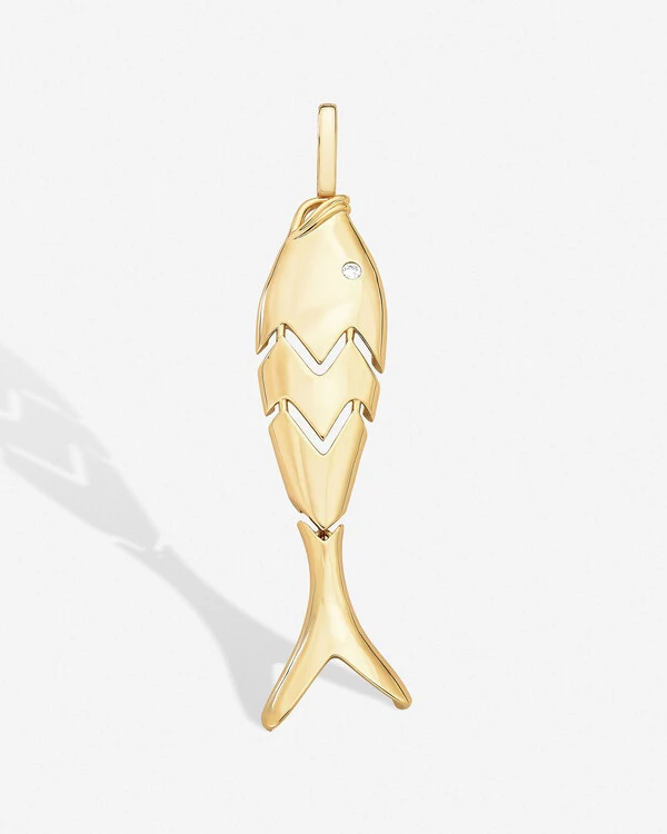 Pingente Golden Fish (M)