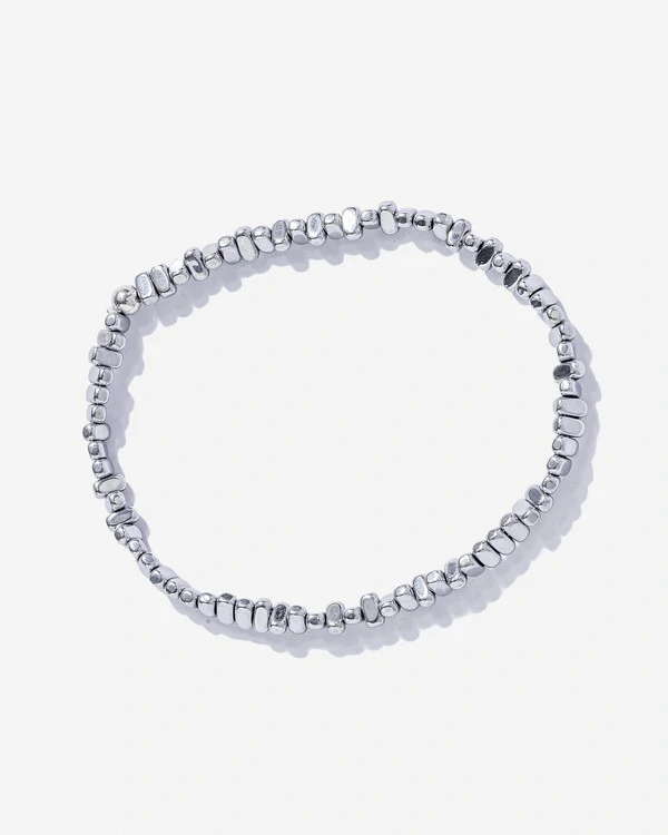 Pulseira Hematitas Retangular