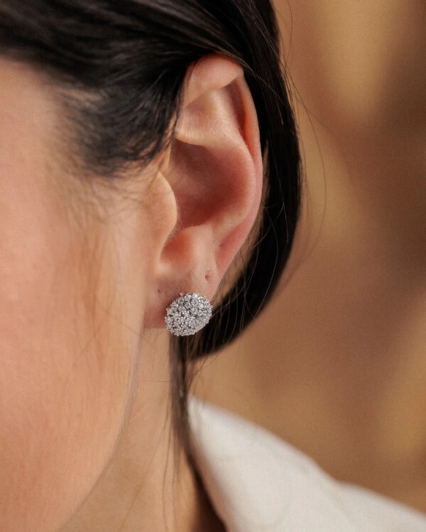Brinco Zinia - Moissanite - 5.7ct - Prata 925