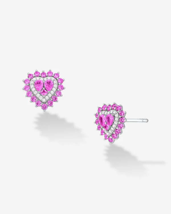 Brinco Coração Lavínia - Prata 925