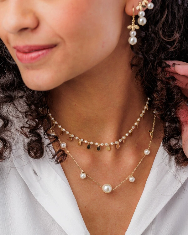 Colar Choker Brisa Pérola