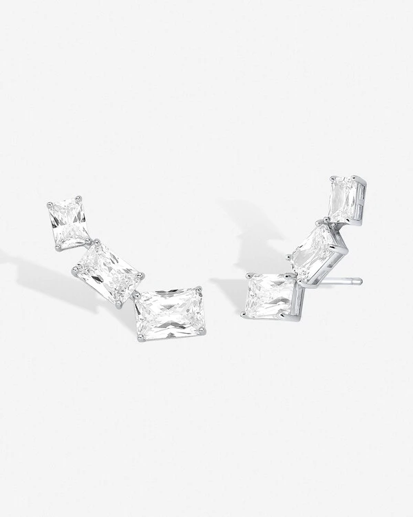 Brinco Ear Cuff Dafne - Prata 925