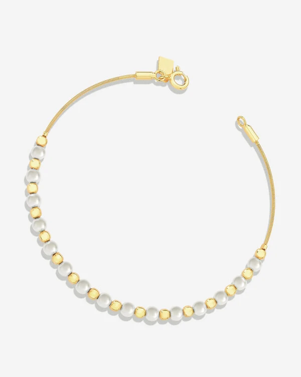 Pulseira Pérolas & Esferas