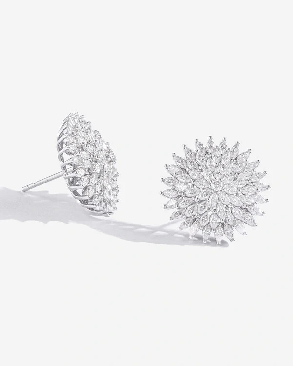 Brinco Zinia - Moissanite 1,9 mm - 5.7ct - Prata 925