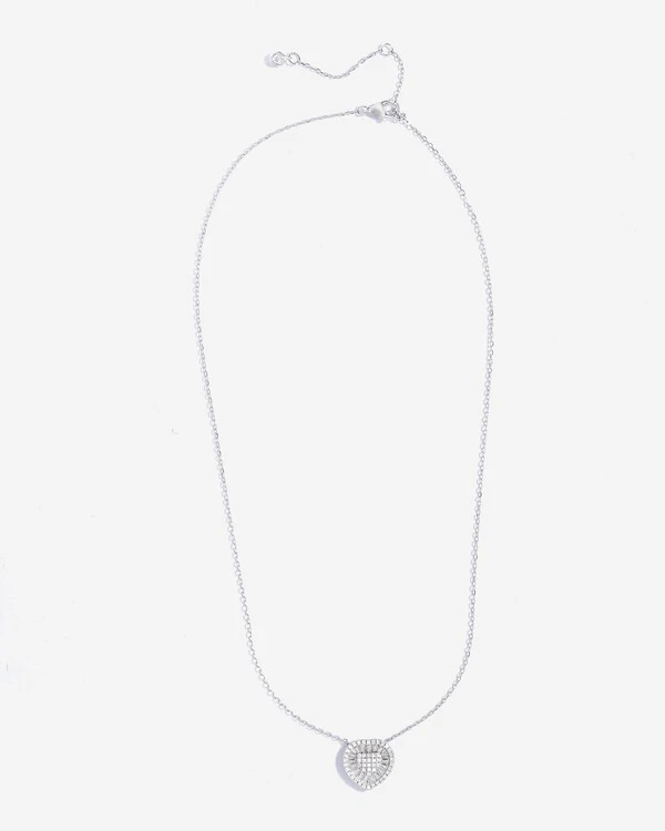 Colar Coração Splendore - Moissanite - 0.83ct - Prata 925