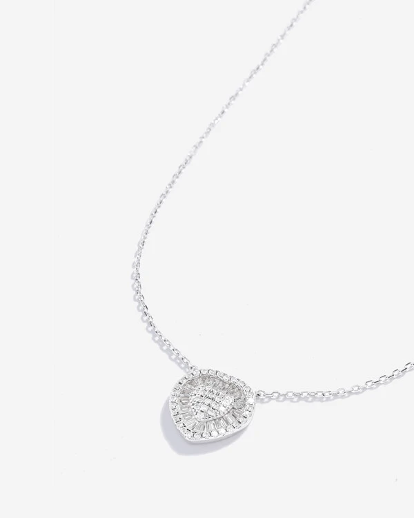 Colar Coração Splendore - Moissanite - 0.83ct - Prata 925