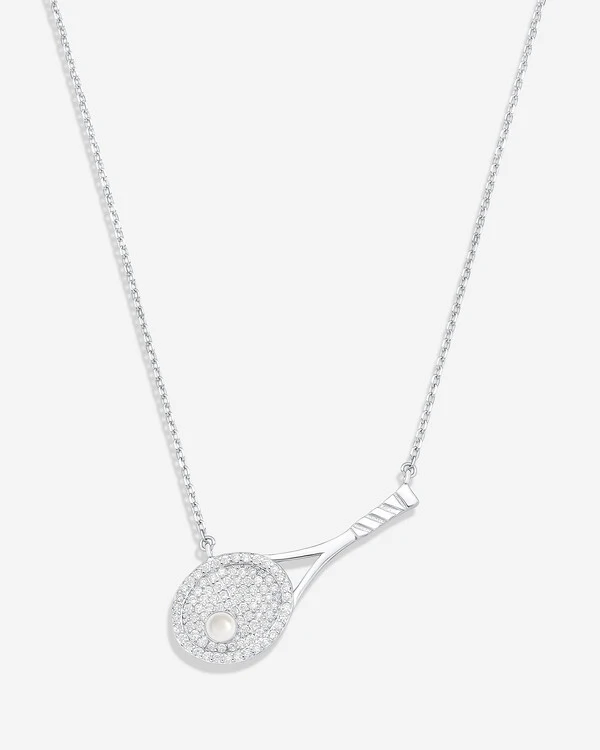 Colar Raquete - Prata 925