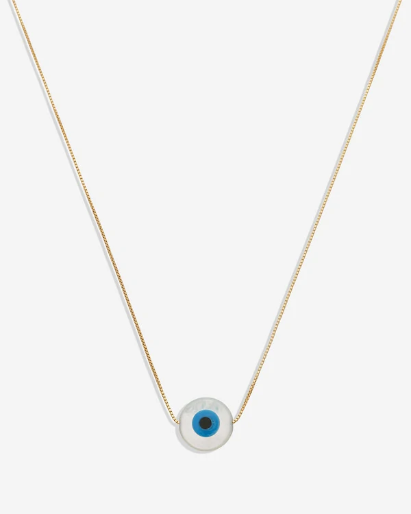 Colar Olho Grego Madrepérola M