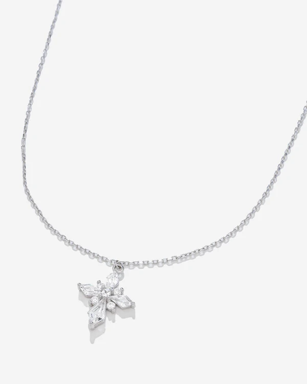 Colar Cruz Louise - Prata 925