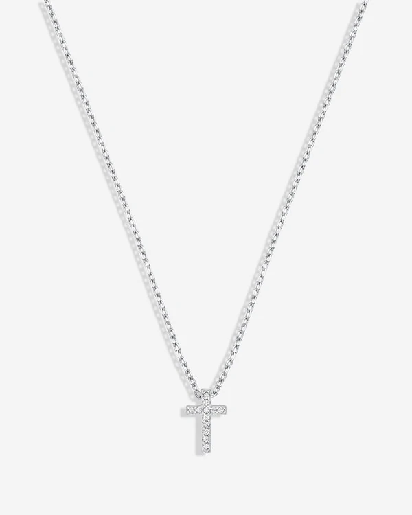Colar Cruz - Prata 925