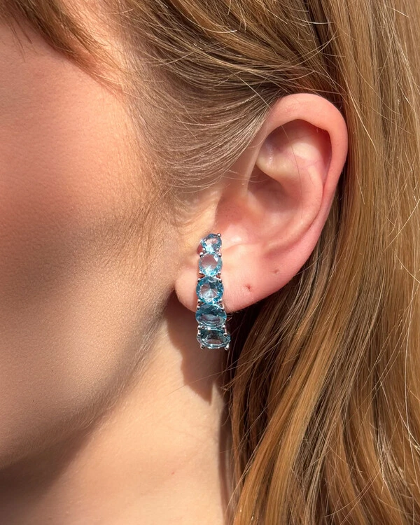 Brinco Ear Hook Leticia Silver