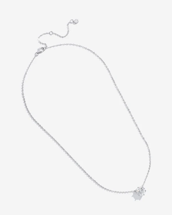 Colar Évora Moissanite - 8 mm - 2.0 ct - Prata 925