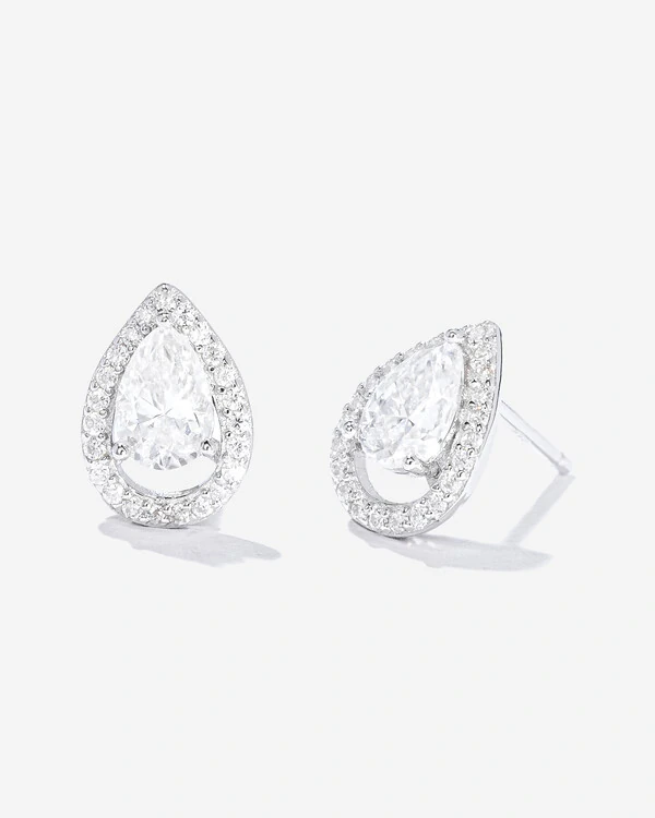 Brinco Gota Apolo - Moissanite 0.5ct - Prata 925