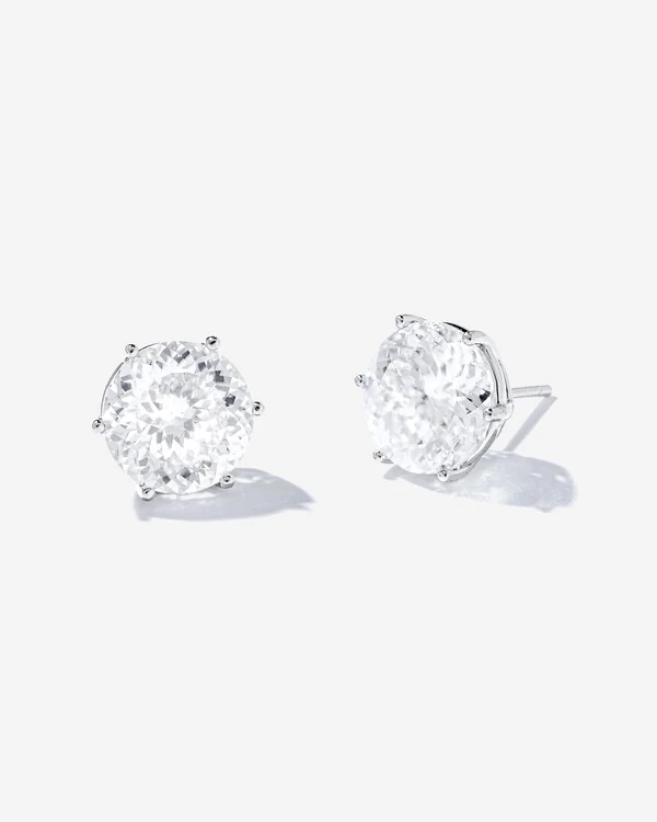 Brinco Évora Moissanite - 11mm - 5.0 ct - Prata 925