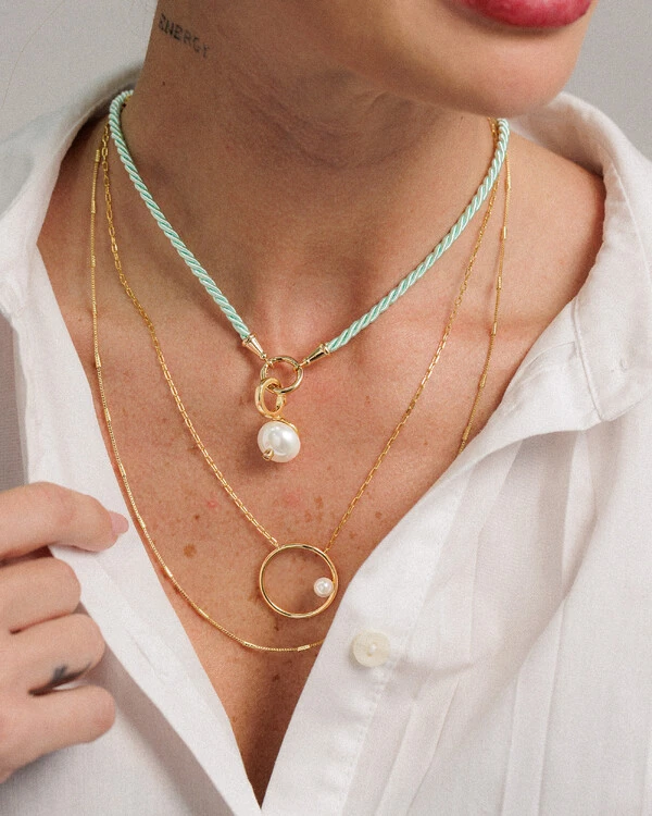 Colar Circle Pearl