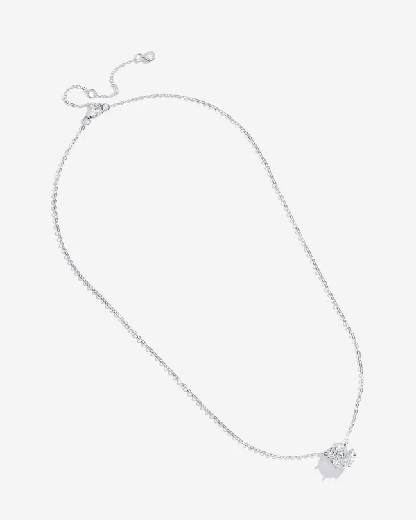 Colar Évora Moissanite - 9,5 mm - 3.5 ct - Prata 925