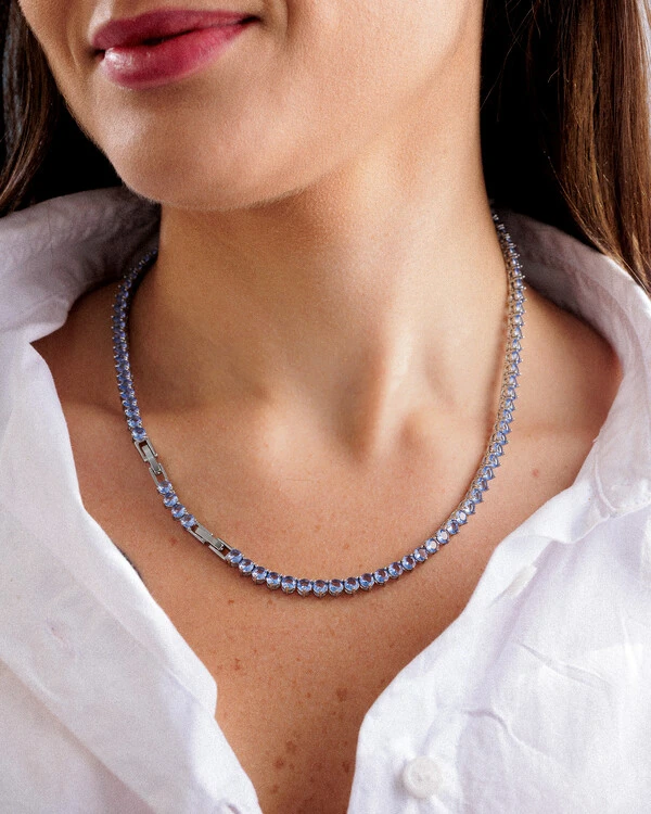 Colar Riviera Colors 3mm - 3 garras - 42cm