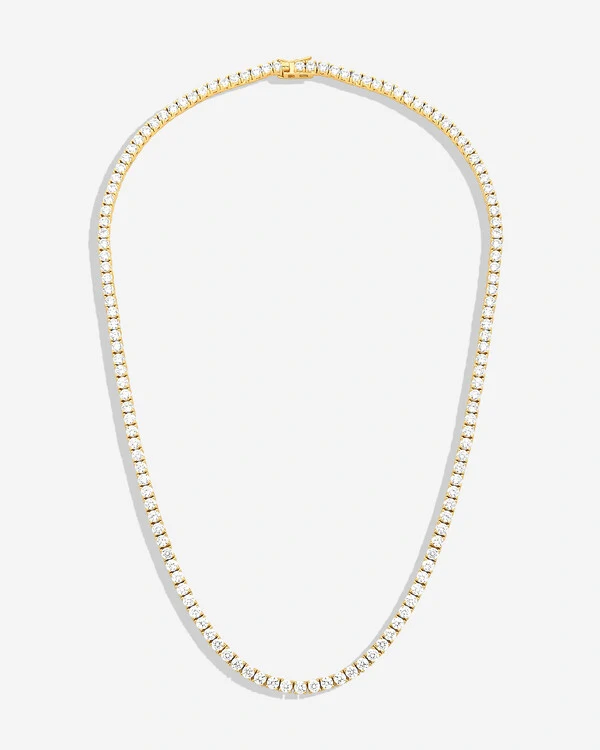 Colar Riviera Vanessa (45 cm - Zircônia 3 mm - 4 garras)
