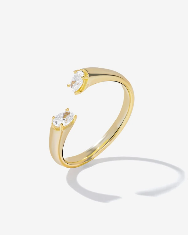 Anel Quenn Moissanite - 3,5 mm - 0.6ct - Prata 925