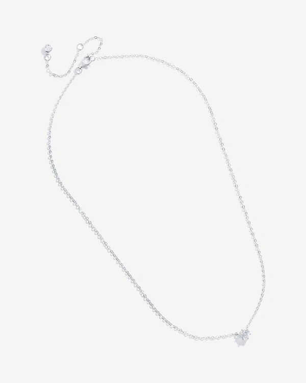 Colar Évora Moissanite - 5 mm - 0.5 ct - Prata 925