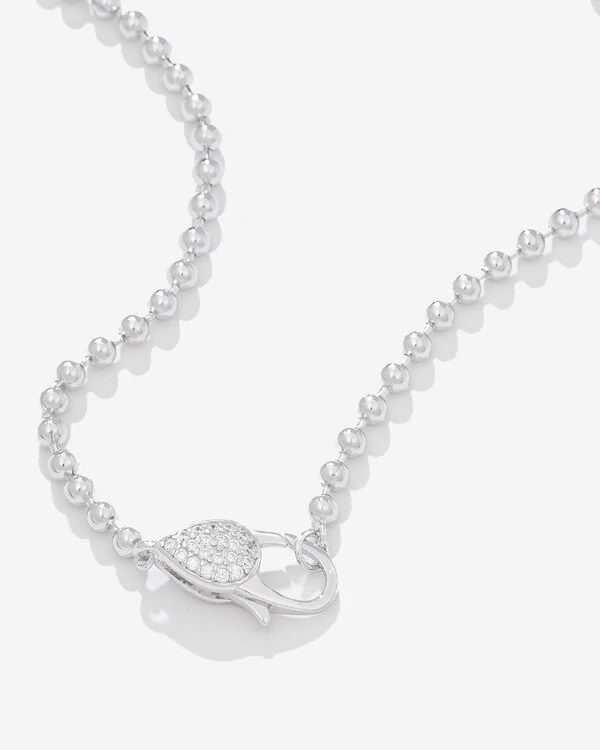 Colar Mosquetão Dany - Prata 925