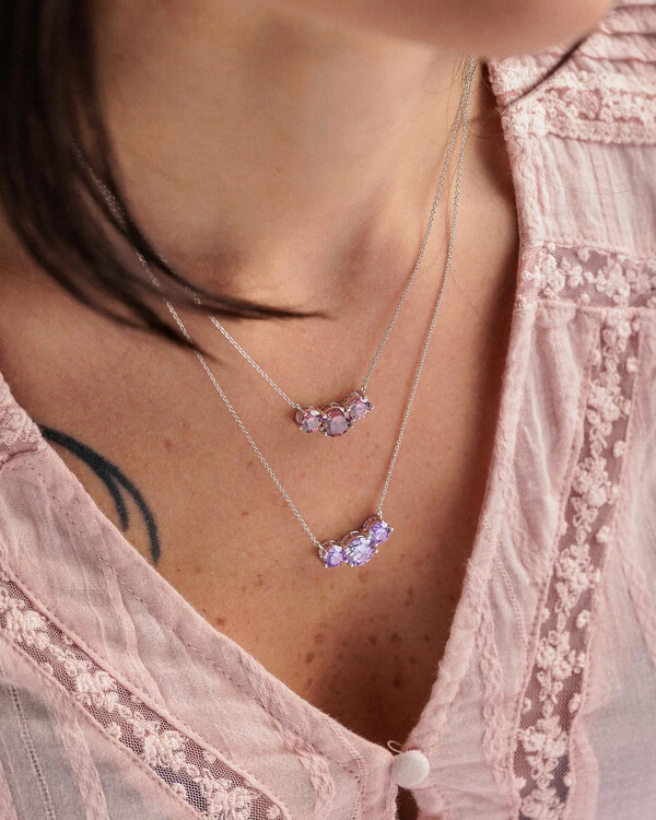 Colar Pontos de Luz Fancy Silver