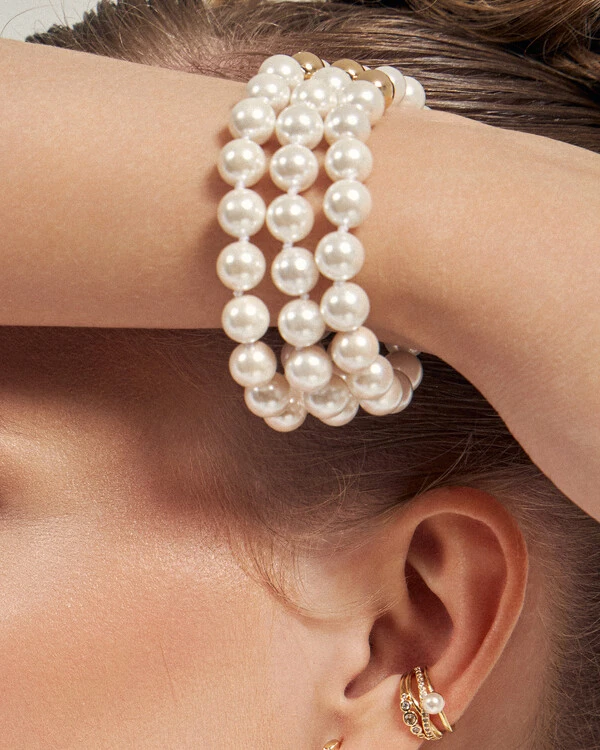 Pulseira Mini Pérola Shell Audrey
