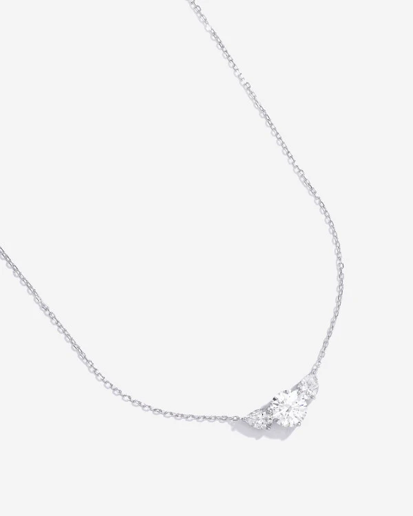 Colar Violette - Moissanite - 11mm - 5.0ct - Prata 925