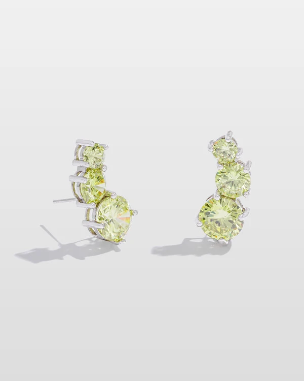 Brinco Ear Cuff Helena Colors - Silver