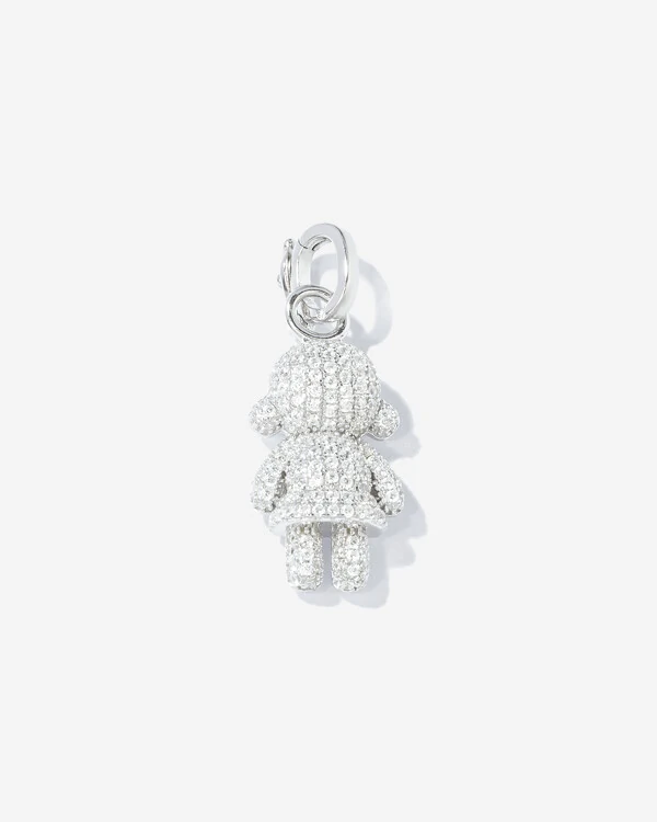 Pingente Menina - Prata 925