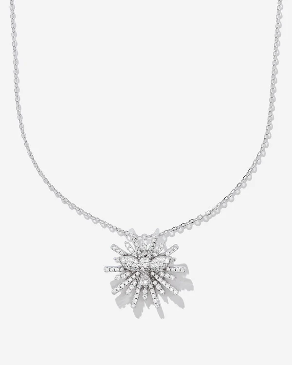 Colar Espírito Santo P - Moissanite 0.63ct - Prata 925