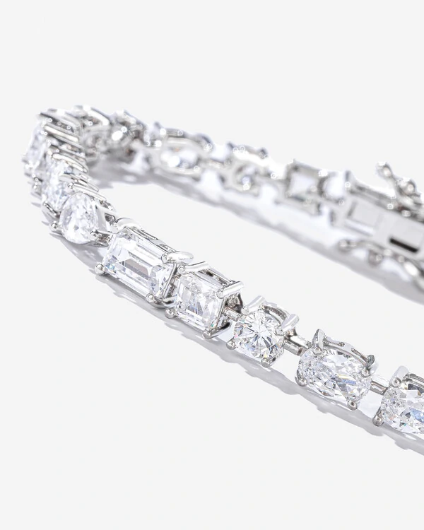 Pulseira Riviera Fio Faca Clear- 18 cm