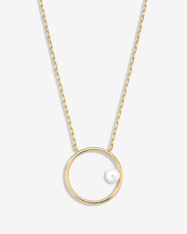 Colar Circle Pearl