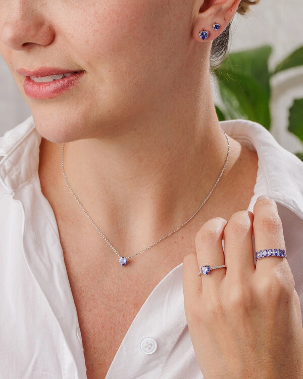 Colar Coração Una - Prata 925