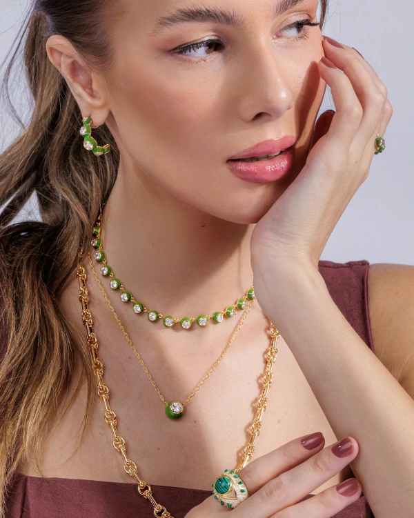 Colar Longo Elos Melissa